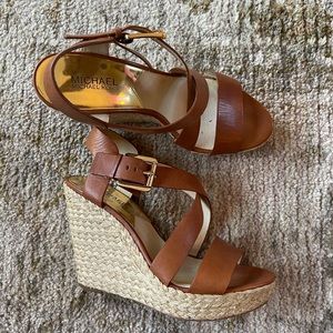 Michael Kors wedges, size 9